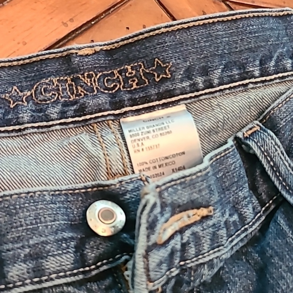 Cinch jeans bootcut Silver/gray Label. Made In Mexico.40"x34".,(1201B)100%cotton - Picture 5 of 16